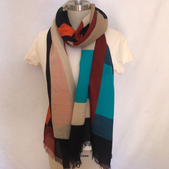 Kate Spade Wool large scarf wrap - Picture 2 of 11